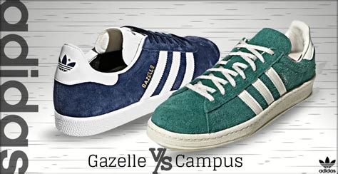 adidas gazelle vs campus